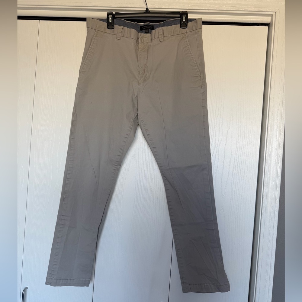 Banana Republic Slim Fit Chinos in Light Taupe